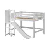 Maxtrix Mid Loft w Slide Platform (Choose front or side) - Kids Haven